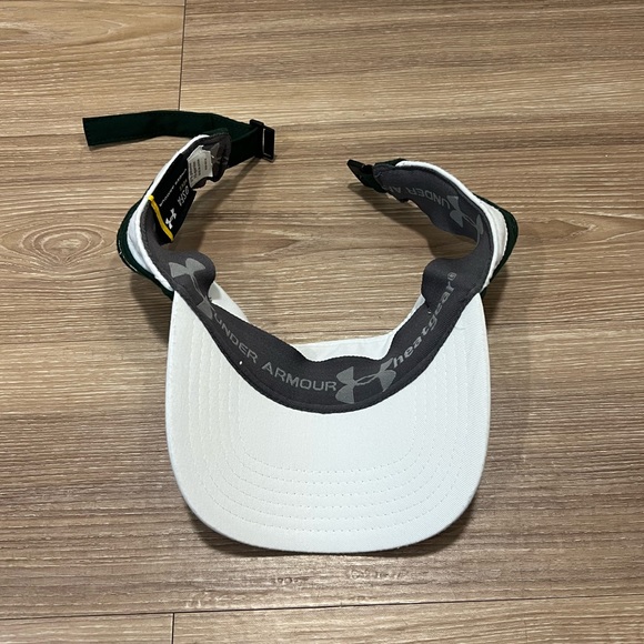 USF Under Armour Adjustable Visor White and Green University of South Florida - Picture 5 of 10